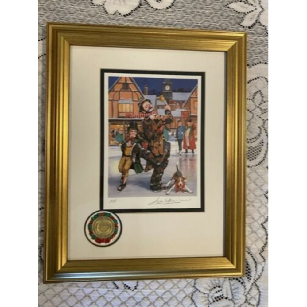 Rare AP- Artist Proof -Emmett Kelly Circus Collection “Tis The Season”